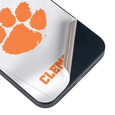 Clemson University White Jersey iPhone 13 Skin